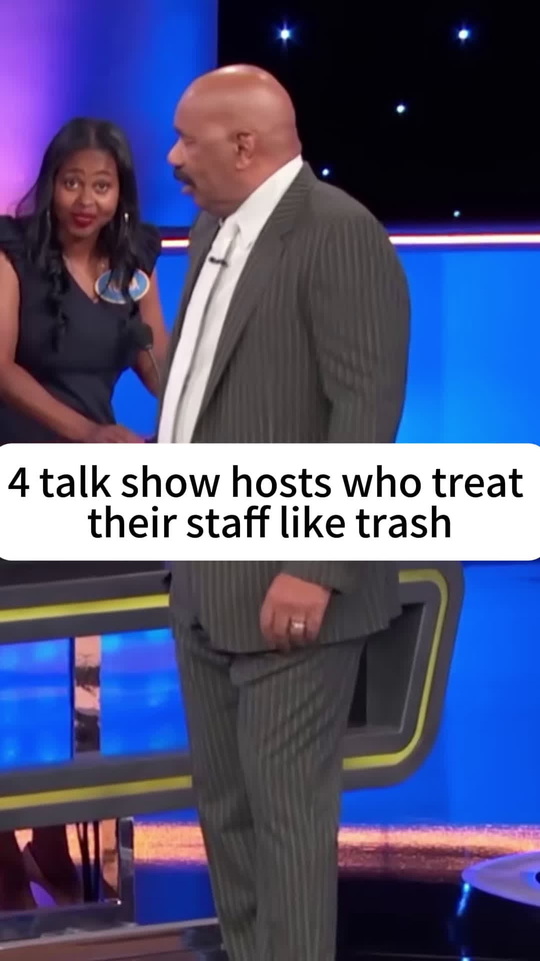 cover for #CaughtOnCamera 4 talk show hosts who treat their staff like trash #celebritygossip #celebrityinterview #celebrity #celeb #celebritynews #moments #respect #love #show #art #cute #movie #influencer #news #makeup #instadaily #star #likeforlikes #celebrityfashion #movies #celebrities #style #music #explore #foryoupage #fyp #viral 