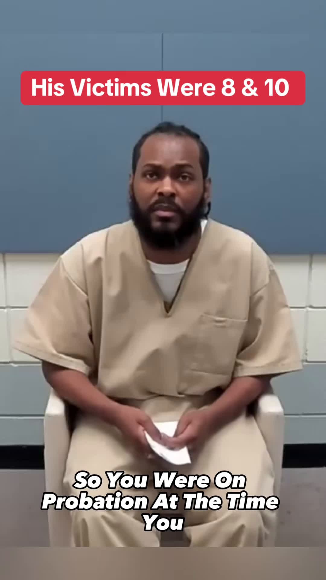 cover for #UnpopularOpinion His Victims Were Only 8 & 10 Years Old #court #prison #parole