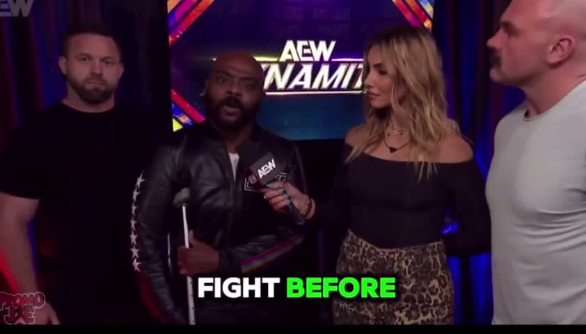 cover for Cash Wheeler fights for his life in a dramatic interview on this week's AEW Dynamite 😱 #AEW #Dynamite #Wrestling #CashWheeler
