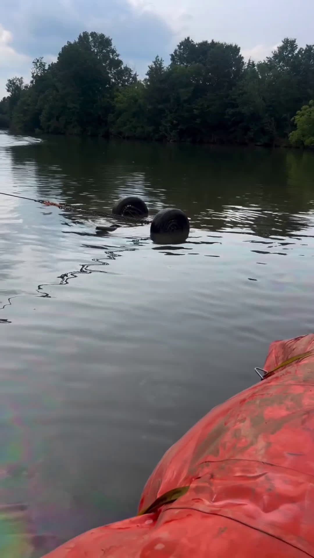 cover for Vehicle upside down recovery in river #found #tow #truck  #scuba  #restore 