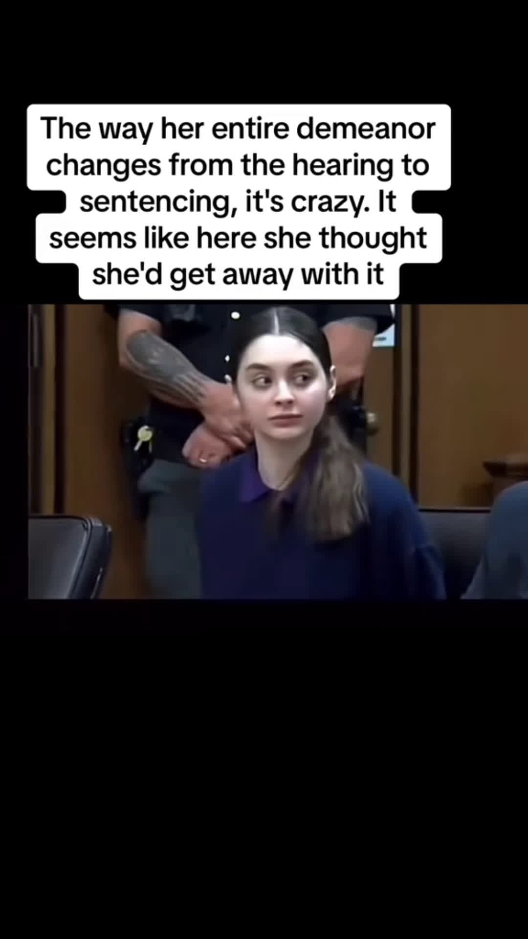 cover for The way her entire demeanor changes from the hearing to#scoppz#fyp
