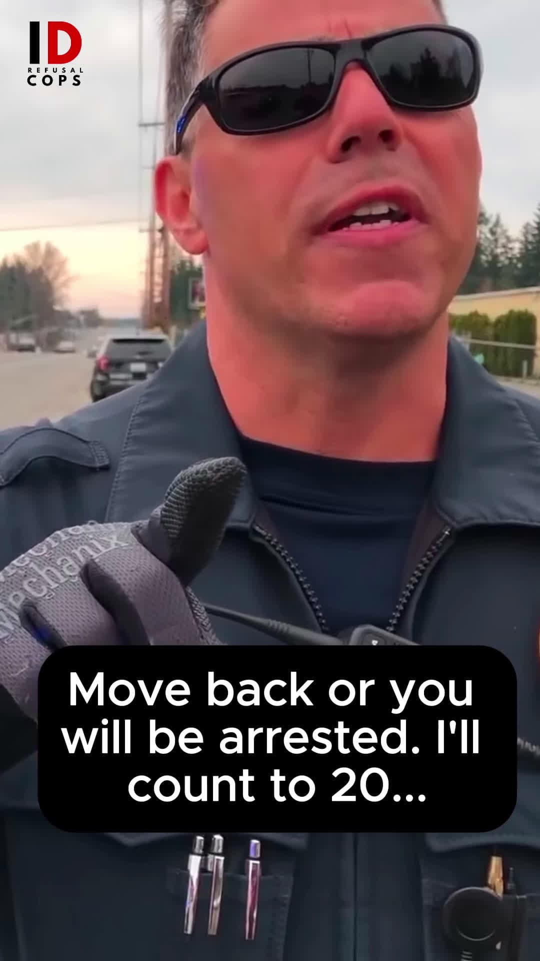 cover for INTIMIDATION FAIL – Cop Retreats After First Amendment Audit & ID Refusal WIN! #bodycam 