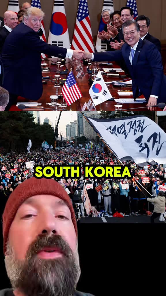 cover for South Korea’s united stand against illegal moves shows Americans the way! #MartialLaw #UnionPower #GlobalPolitics ✊