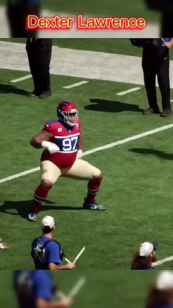 cover for Dexter Lawrence: Giants' unstoppable force in the trenches! #NFL #Giants #Football