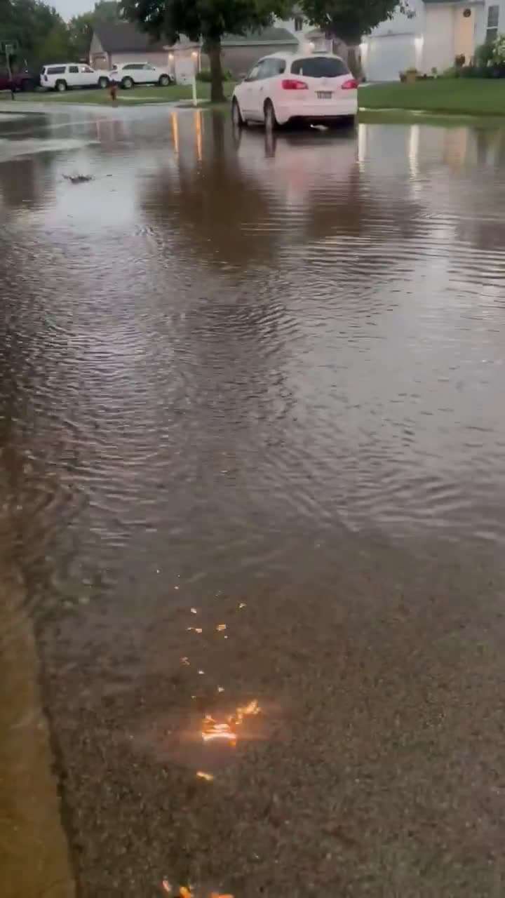 cover for Several Inches of Rain Swamps Chicago Suburbs