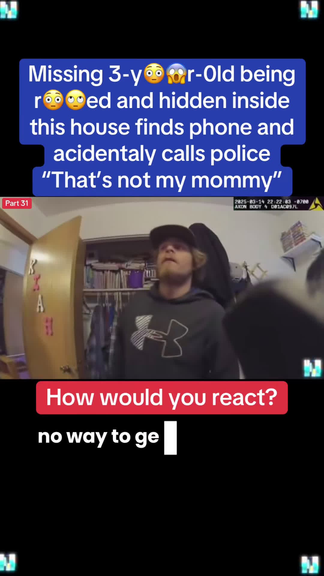 cover for #Essential3Things Missing girl calls police to this house saying that’s not my mommy