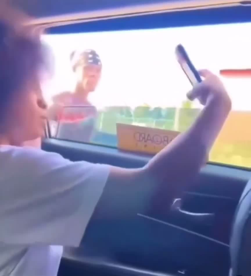 cover for She bit him for tryna steal her phone🤣🤣�fight viral trending