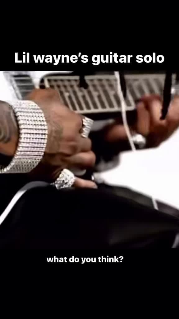 cover for Lil Wayne shreds an epic guitar solo! 🎸🔥 #LilWayne #GuitarSolo #LiveMusic