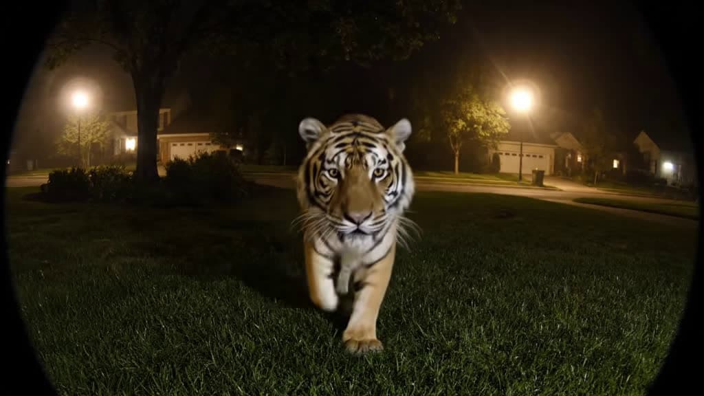 cover for Tiger spotted on CCTV – unbelievable footage! 🐅 #Tiger #CCTV #CaughtOnCamera