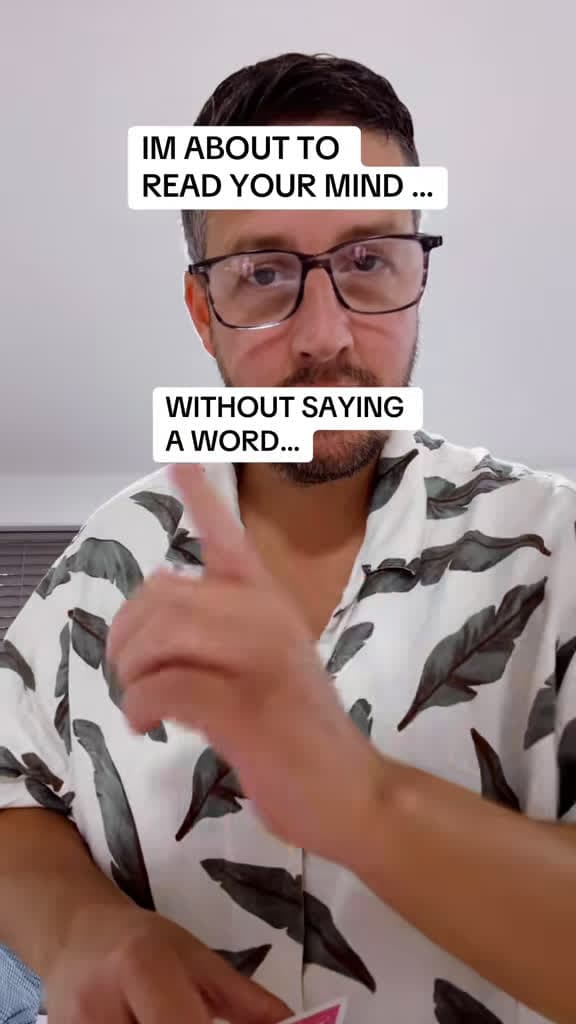 cover for Can you believe this mind trick? 🧠 #mindreading #telepathy #illusion #fyp