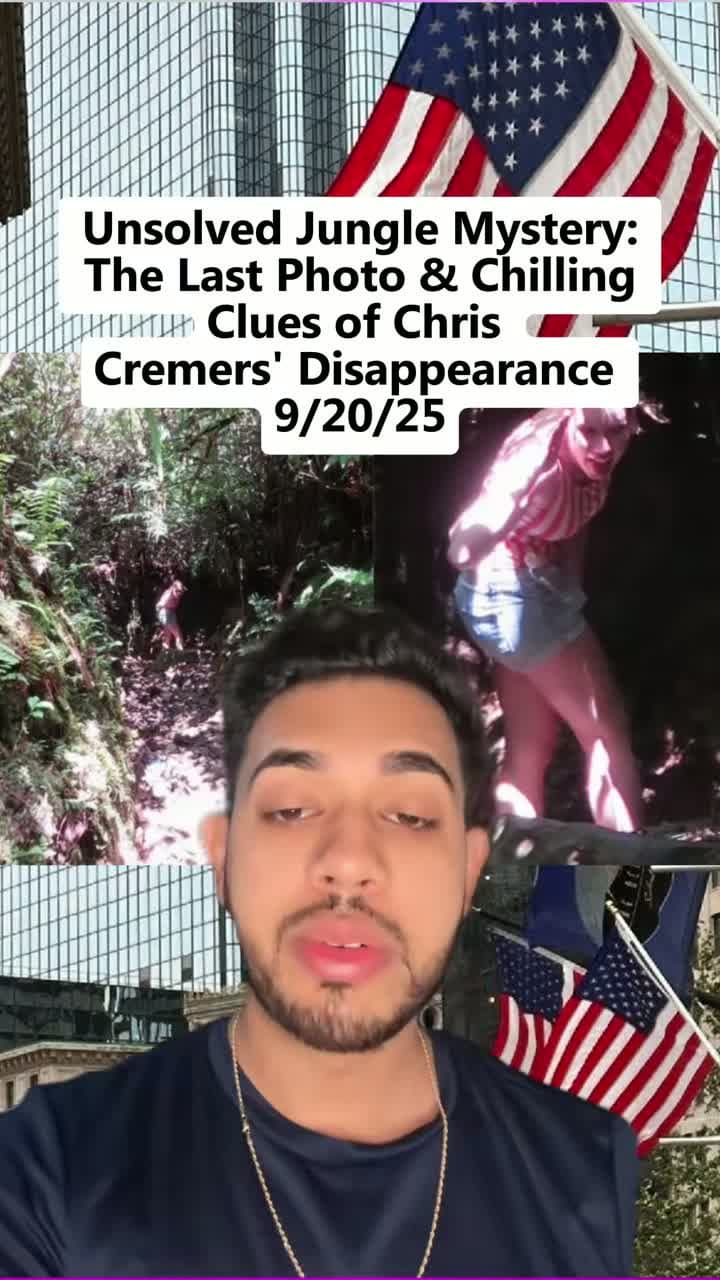 cover for The Last Photo & Chilling Clues of Chris Cremers' Unsolved Disappearance 🌲📸 #UnsolvedMysteries #TrueCrime #Mystery