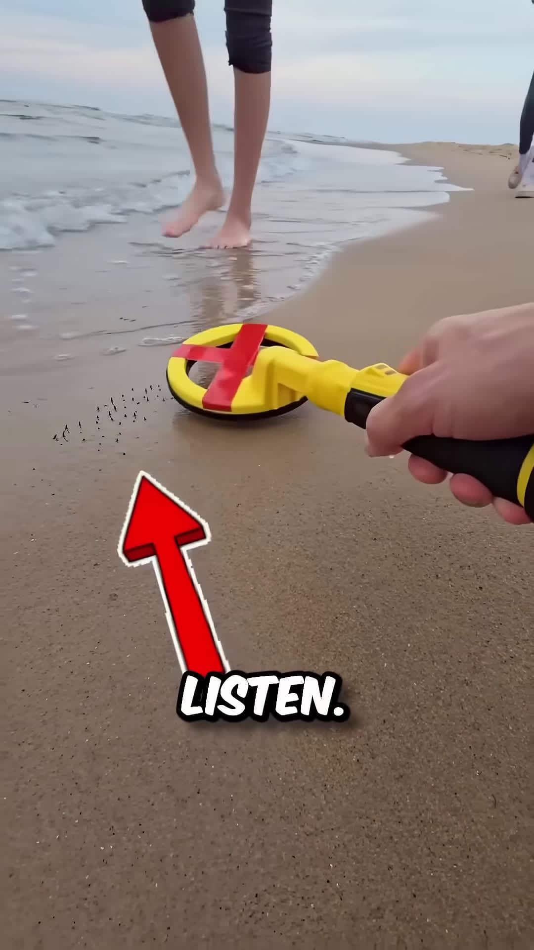 cover for He Found Something Strange at The Beach