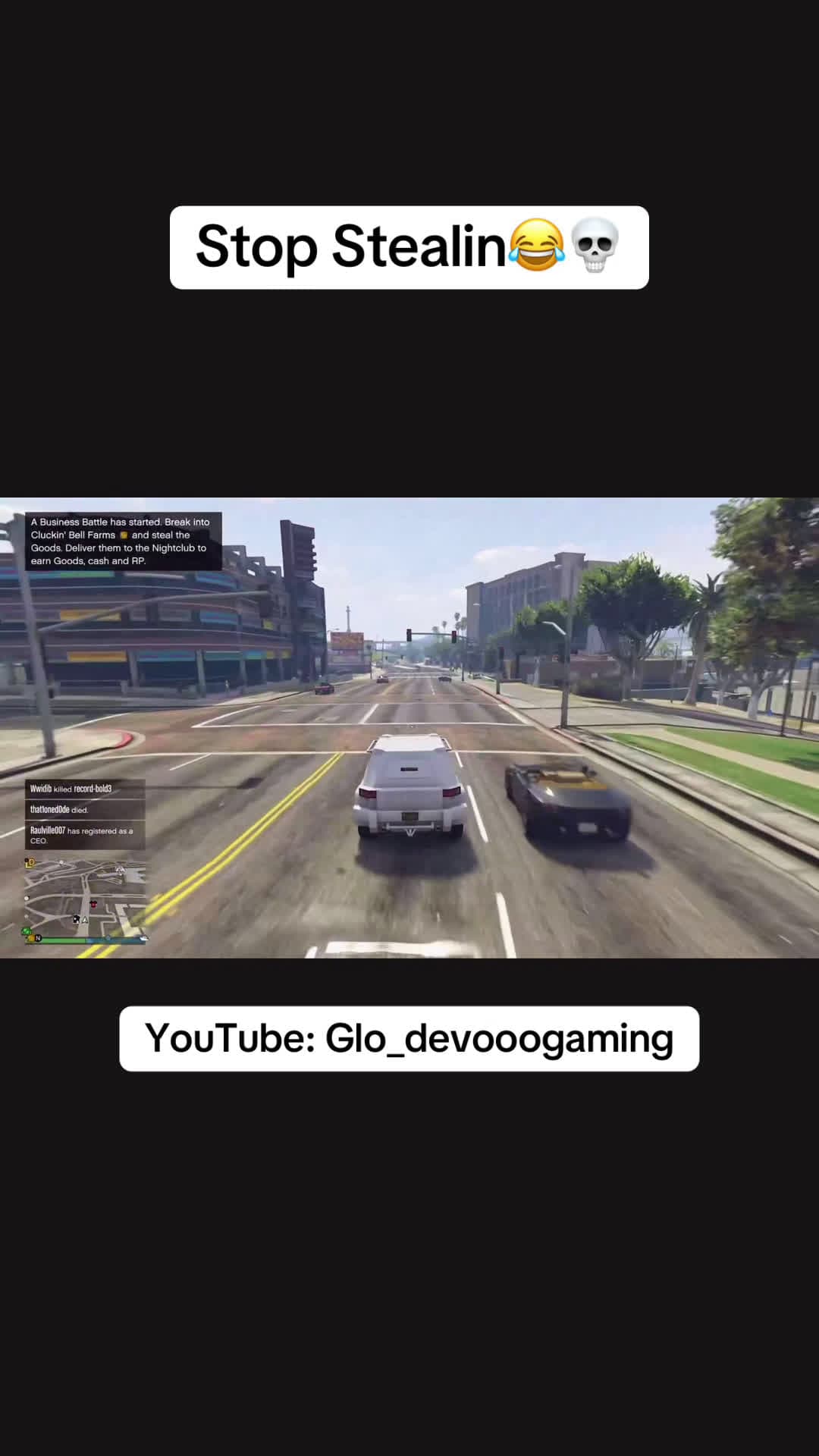 cover for Stop Stealing🤣🤣💀Youtube🎥:(Glo_devooogaming) #gta5 #foryou  #likeyoutubeshorts