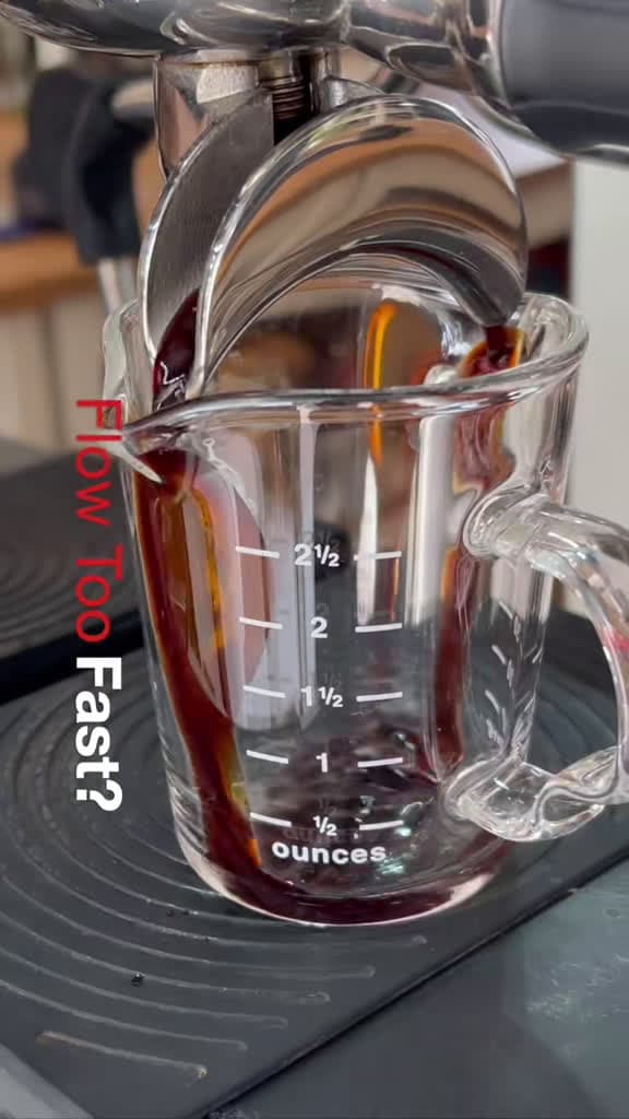 cover for How to fix espresso shots flowing too fast — quick tips ☕️ #Espresso #CoffeeTips #Barista #Brewing