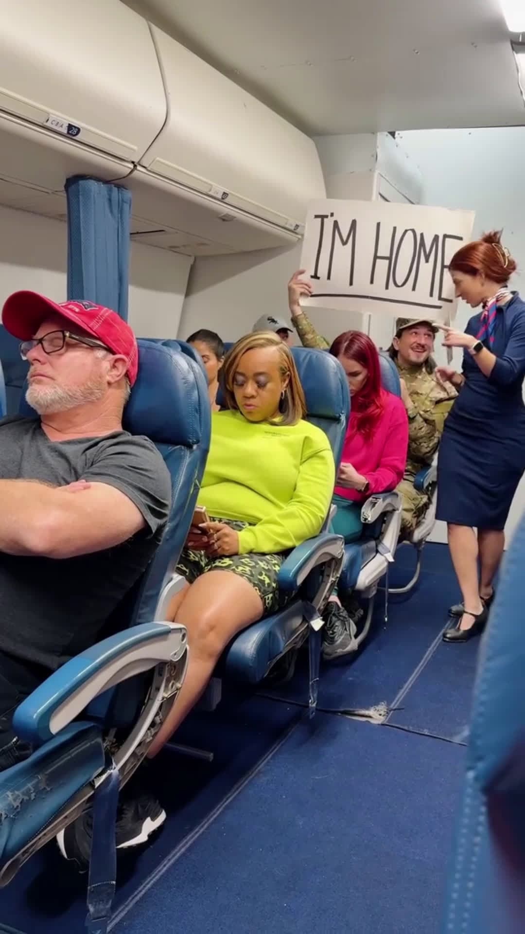 cover for Army Son Surprises His Father on the Plane!