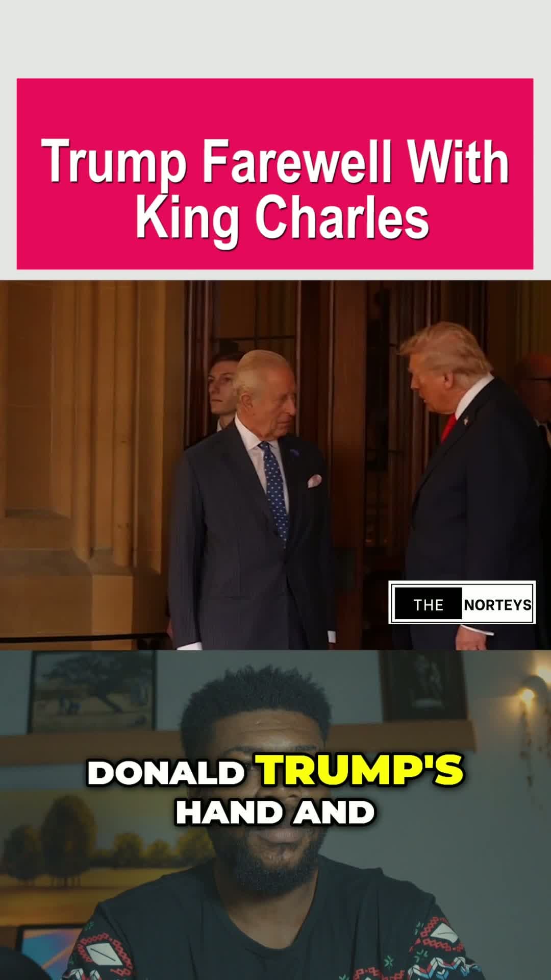 cover for King Charles Bids Donald Trump Farewell at Windsor Castle