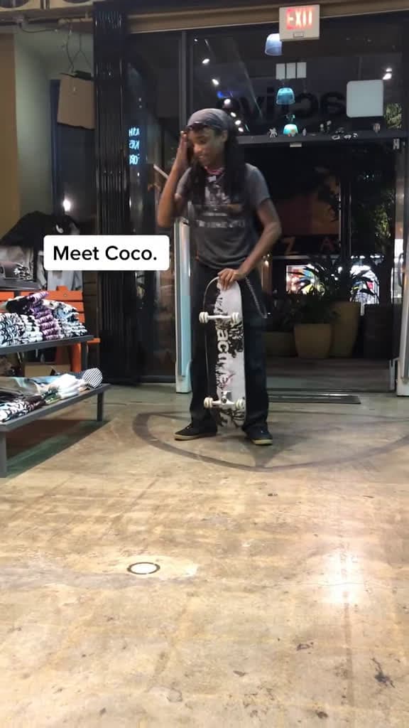 cover for Blind skater Coco pulls off insane tricks! 🤯 #inspiration #skateboarding #viral