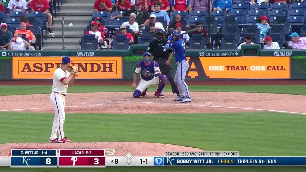 cover for Bobby Witt Jr blasts his 22nd HR! Royals take a 9-3 lead 🔥⚾ #MLB #BobbyWittJr #HomeRun #Royals