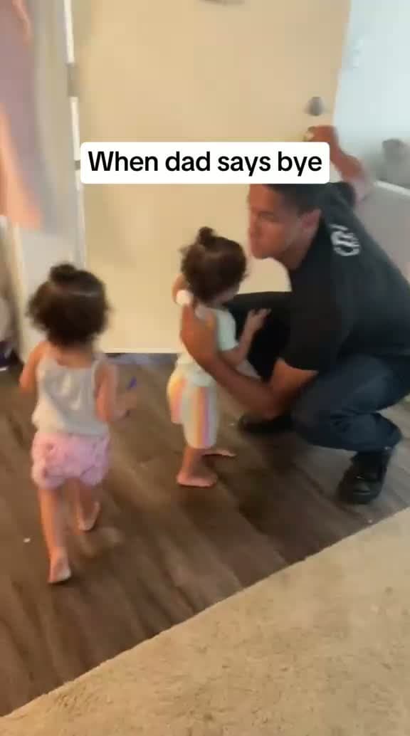cover for When dad says bye vs mom says bye
