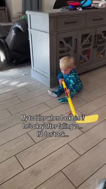 cover for My toddler when l ask him if he's okay after falling VS..If I don't ask...#UnpopularOpinion #CaughtOnCamera