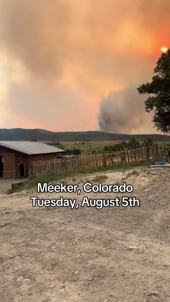 cover for Prepped at home and spent the day at the fairgrounds helping evacuated animals as the Lee Fire grows—Colorado’s sixth-largest wildfire. Evacuations keep going. 🔥🐾 #LeeFire #Colorado #Wildfire #Evacuation #Meeker