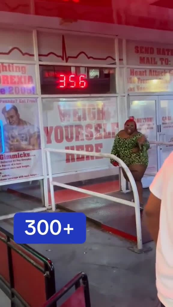 cover for Girls on the scale - weighting - 300 pounds girlsonthescale vivalasvegas33 fremont33 bigsc 88991 #nicevideo