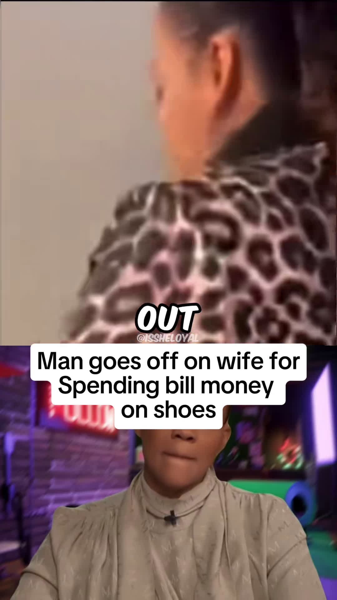 cover for #UnpopularOpinion Man goes off on wife for spending bill money on shoes