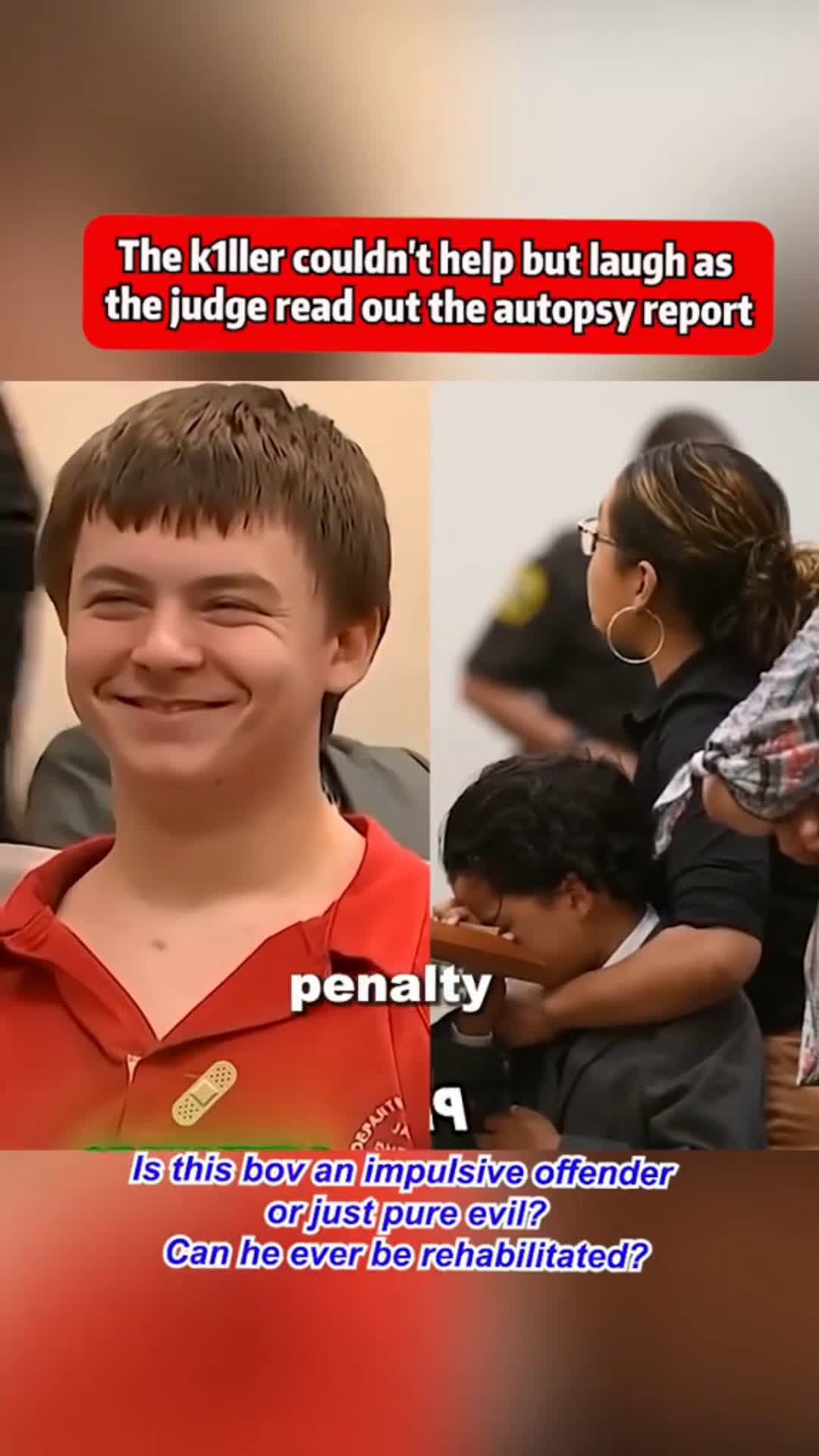 cover for The killer couldn't help but laugh as the judge read out the autopsy report #TrueCrime #crime  #scoopz  #fyp  #foryou  #police  #policeofficer 