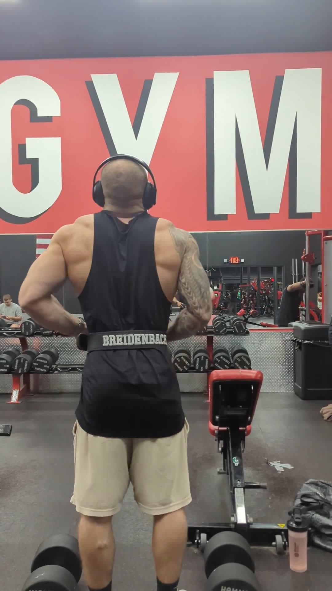cover for Crushed a standing DB press PR: 100s for 6 reps at 174 lbs bodyweight! 💪 #FitnessGoals #StrengthTraining #PR