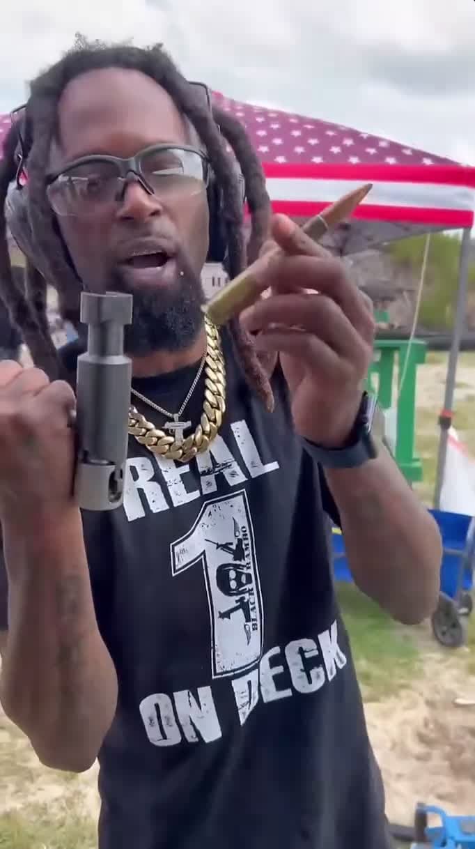 cover for mini 50 call sniper 😅 credit:youtube-BlackRamboTV foryou  interesting  guns