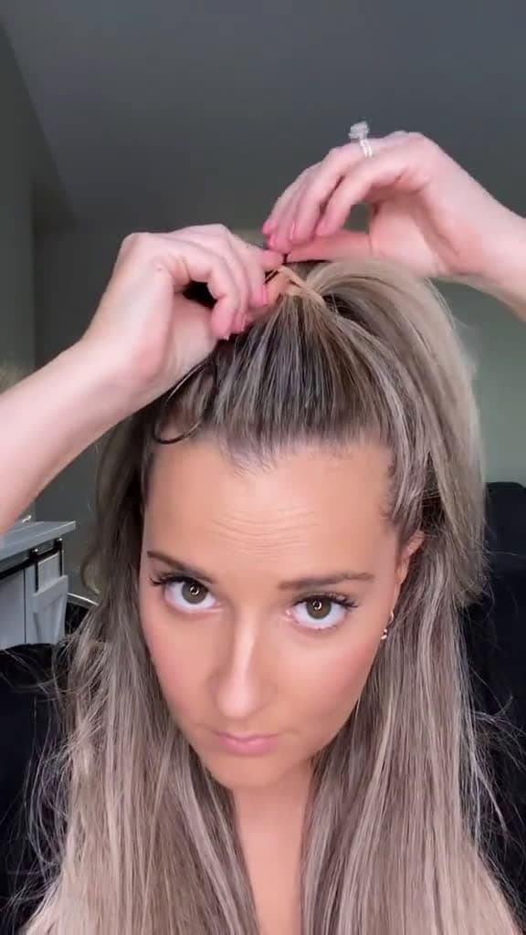 cover for this stays way better than using a Bobby pin alexamcmanaman  hairhack hairtok for 01615 #trending