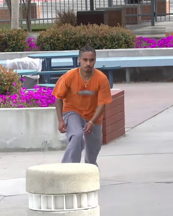 cover for Street skating heat from the latest part! 🍊🔥 #Skateboarding #BigHeel #NikeSB #AprilSkateboards