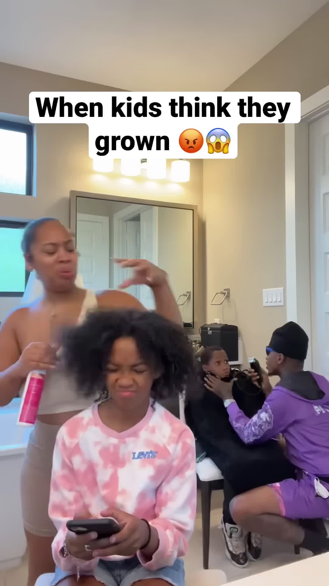 cover for Daughter disrespects mom infront dad shorts