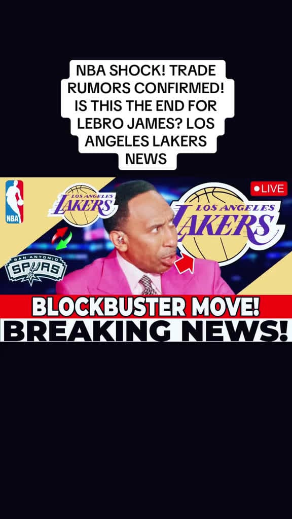 cover for NBA SHOCK: Trade rumors CONFIRMED — Is LeBron James' Lakers era coming to an end? 🔥 #Lakers #LeBron #NBA #BreakingNews