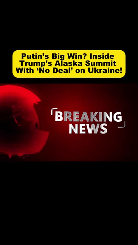 cover for Alaska talks end with no Ukraine deal — is Putin leaving with a symbolic win while Trump pushes a 10–12 day deadline? Kyiv braces as tariffs loom if negotiations stall. ⏳ #TrumpPutin #Ukraine #AlaskaSummit #Geopolitics