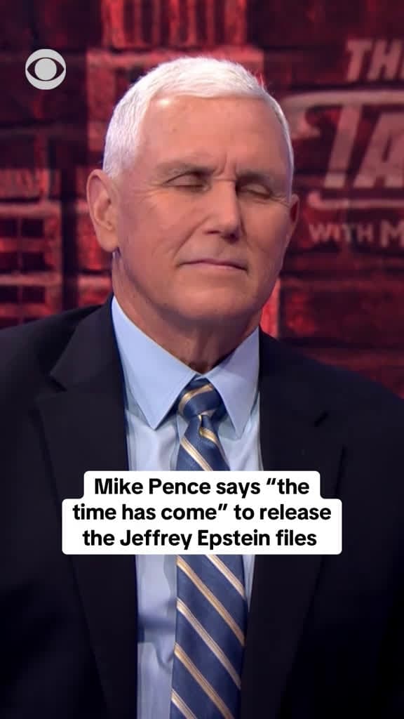 cover for Former Vice President Mike Pence on Wednesday called on the Trump administration to release all records related to Jeffrey Epstein's prosecution and alleged co-conspirators, saying "the time has come" for transparency while emp...
