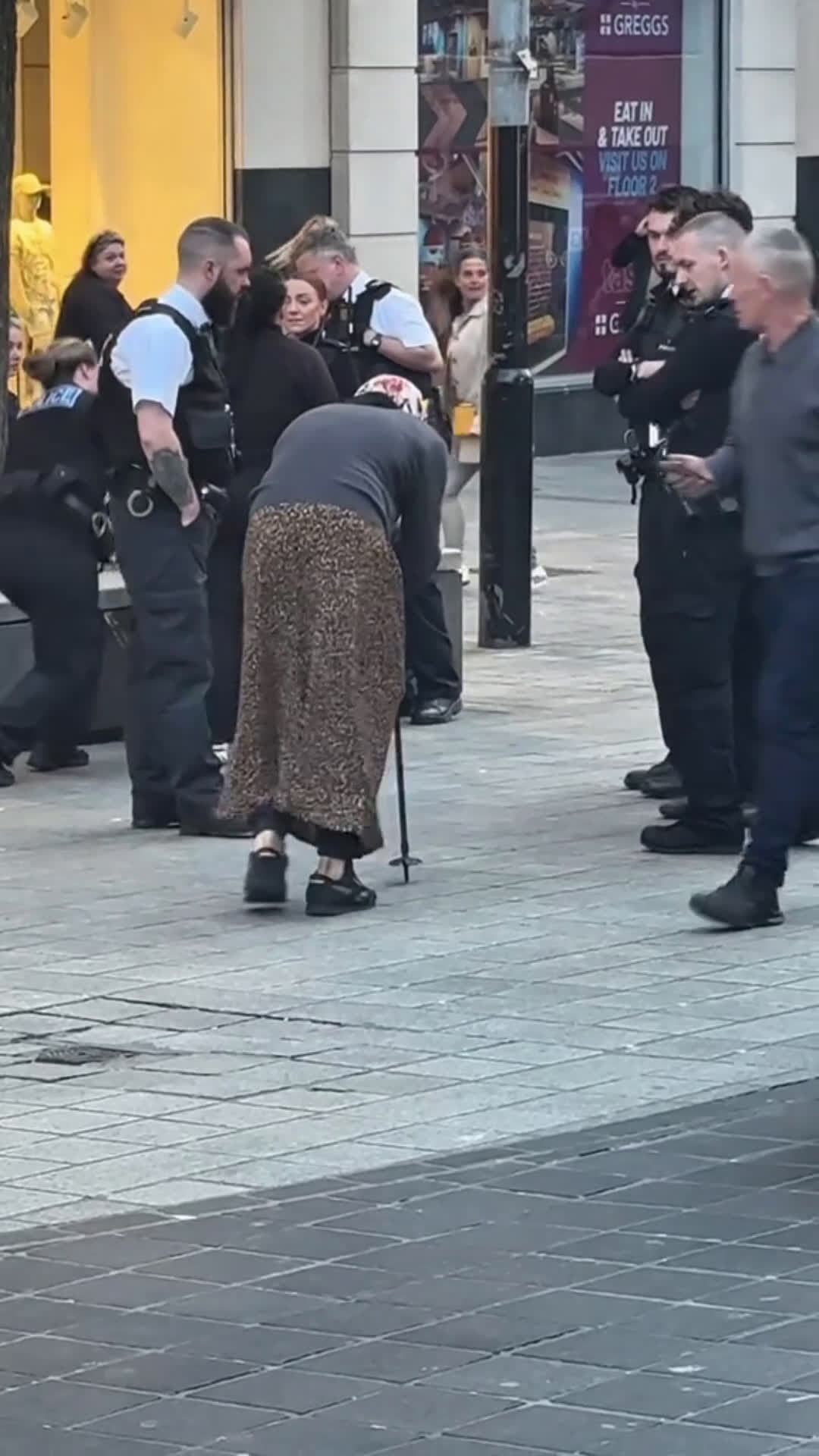 cover for Mind the granny cops prank ‼️🔥#funnyy #viral_video #foryoupage❤️❤️ #fyp 