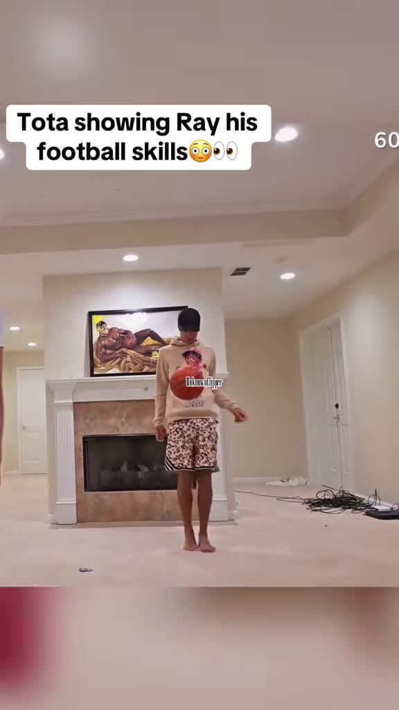 cover for Ray’s shocked by Tota’s insane football skills! ⚽🔥 #football #skills #teamwork #viral