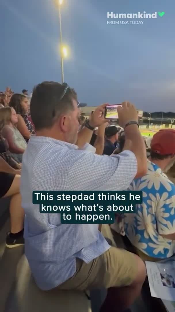 cover for Watch this stepdad's emotional reaction as his stepdaughter graduates with his last name