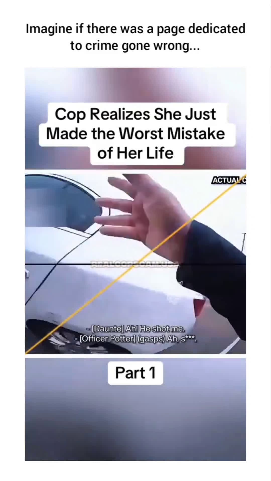 cover for Cop realizes she just made the Worst mistake of her life #Bodycam  #caughtoncamera  #fyp  #police  #policeofficer #crime 