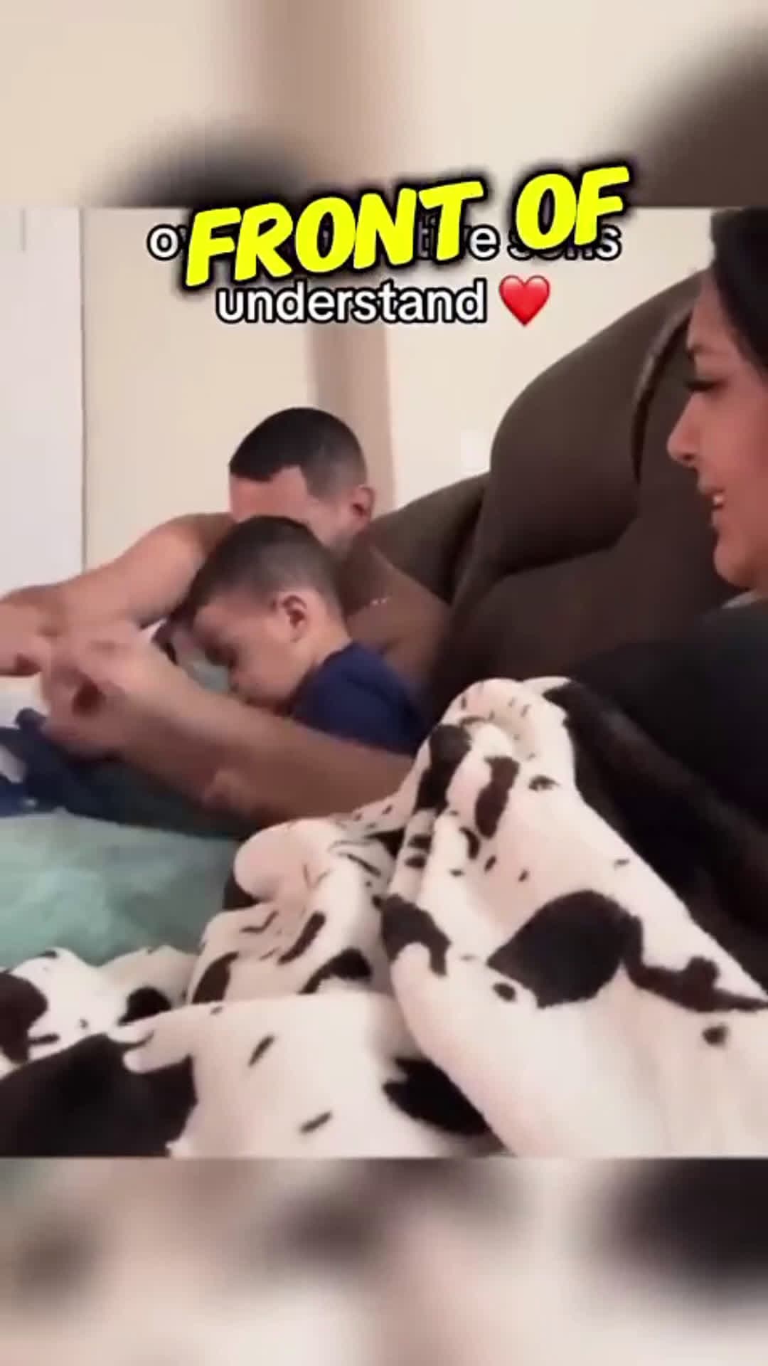 cover for This Kid Proved to Be a Little Protector For His Mom . Watch His Adorable Reaction 🥰