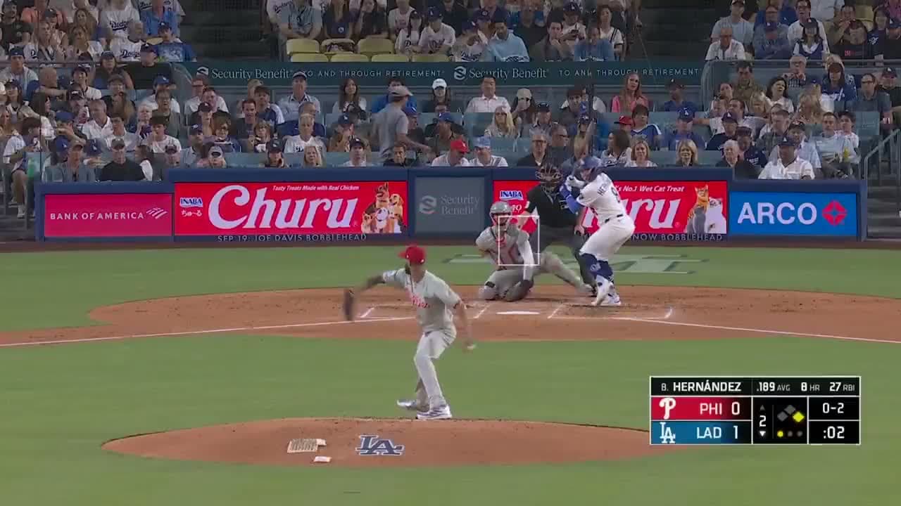 cover for Kike Hernández crushes a 2-run homer to extend the lead! ⚾🔥 #MLB #HomeRun #BaseballHighlights