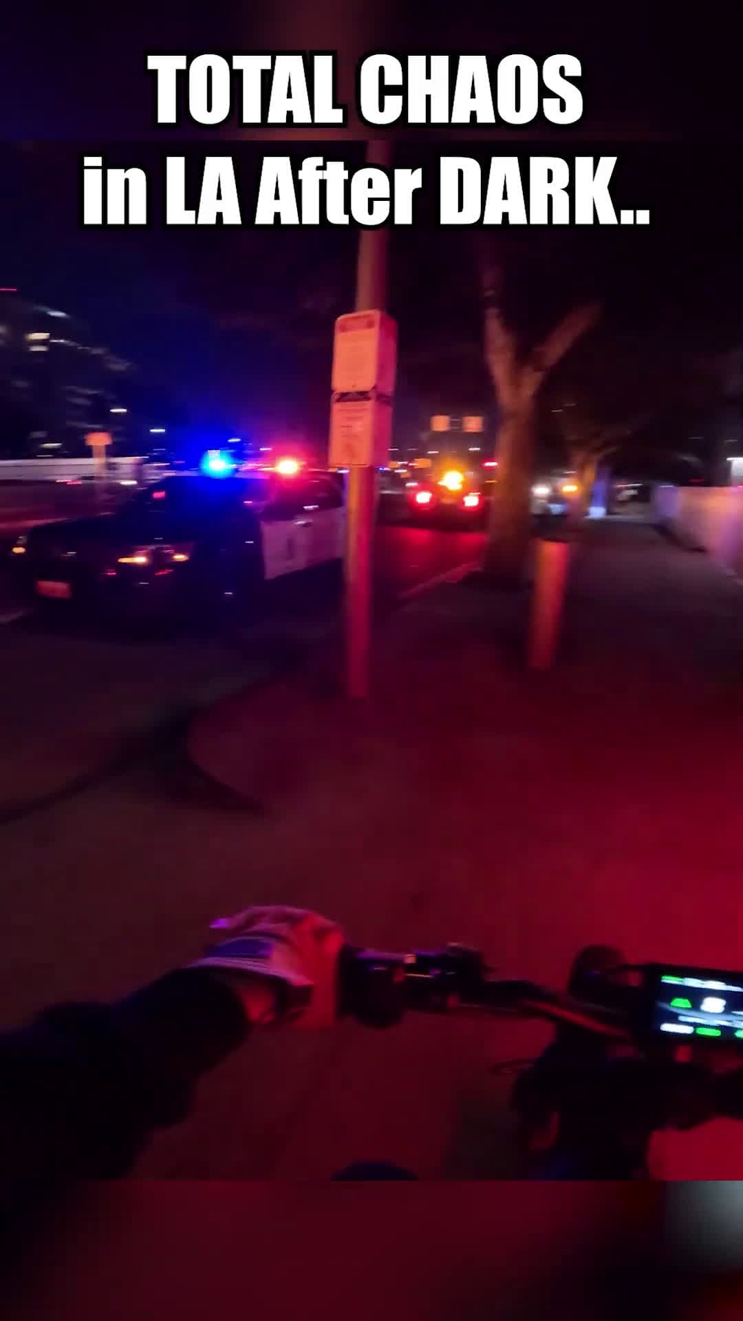 cover for Riding in TOTAL CHAOS in LA After Dark This Happened