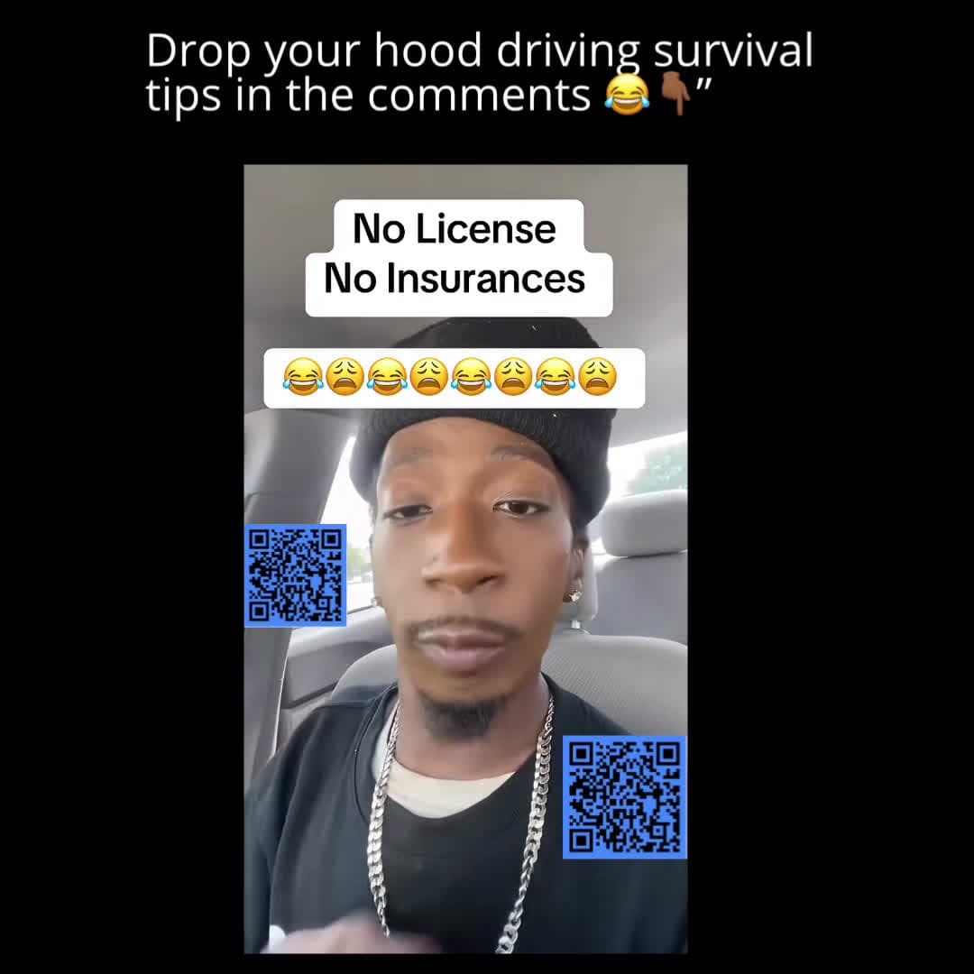 cover for #TooFunnyToScroll“POV: You driving through the hood with NO license, NO insurance Drop your hood driving survival tips in the comments 😂👇🏾” • #fyp• #funny• #contentcreator• #noinsurance• #carinsurance• #license• #nolicense• #relatable• #funnyvideos• #lol• #fypage• #blowthisup• #fypppppppppppppppppppp• #ghetto• #hood• #hooddriver• #hoodmemes• #lapeople• #lyft #uber 