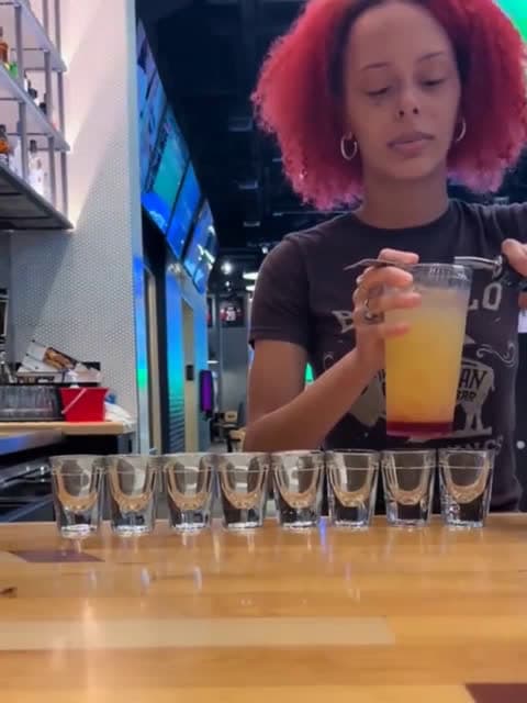 cover for Pouring my first-ever rainbow shots! 🌈✨ #RainbowShots #FirstTry #CocktailArt