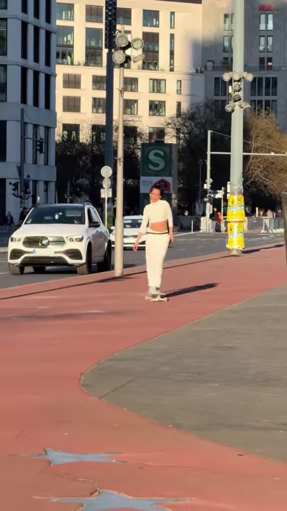 cover for Cruising the streets in style 🚀 #LongboardGirl #SkaterVibes #StreetStyle