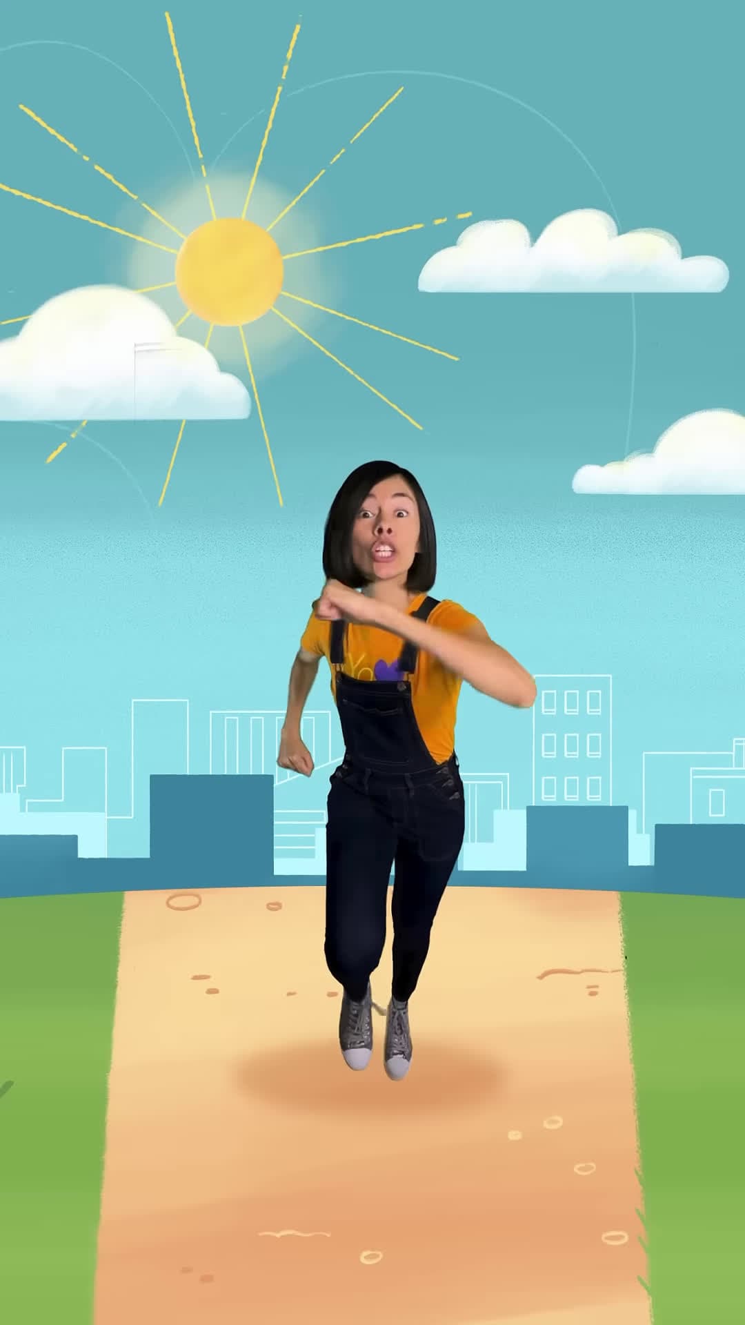 cover for Christina does the dance chuchuwa 123andres kidsvideo kidssong shorts