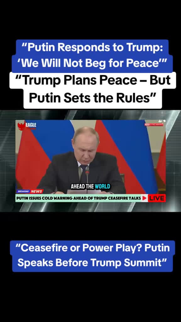 cover for Putin breaks silence as Trump could meet him soon for Ukraine ceasefire talks. Is this a game-changer or a new standoff? The world holds its breath. #UkraineCeasefire #Putin #TrumpMeeting 🇷🇺