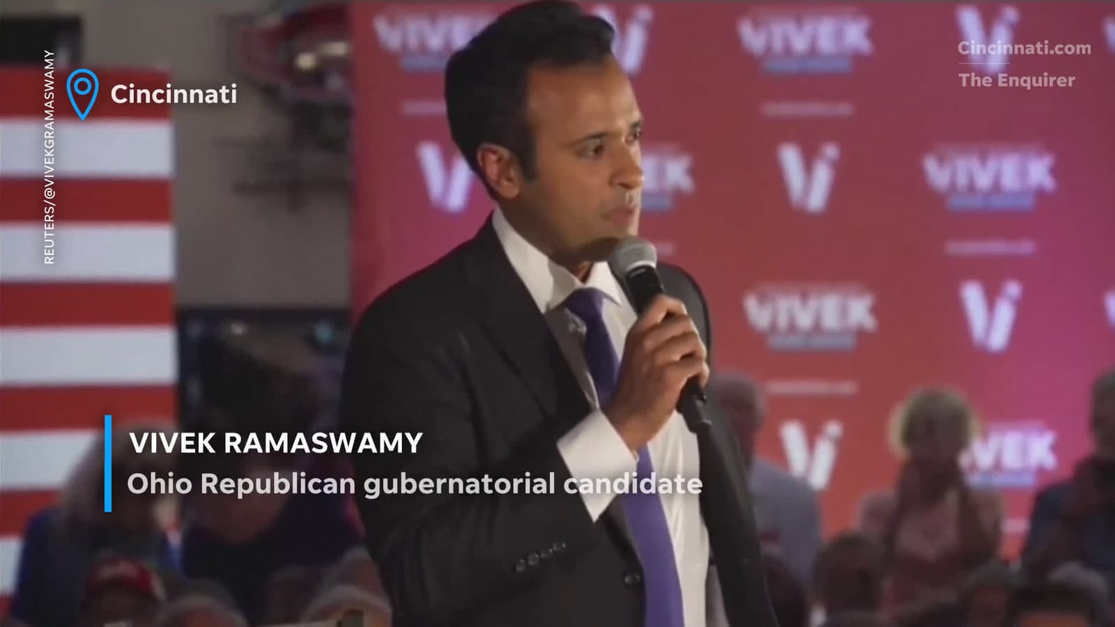 cover for Vivek Ramaswamy, community members address violent crime in Cincinnati after viral brawl