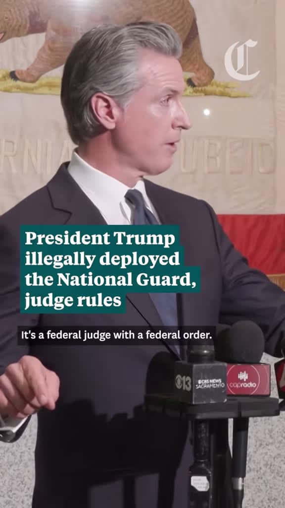 cover for Gov. Newsom pushes back against Trump: National Guard returns to California state control amid legal showdown over presidential power. #RuleOfLaw #StatesRights 🇺🇸